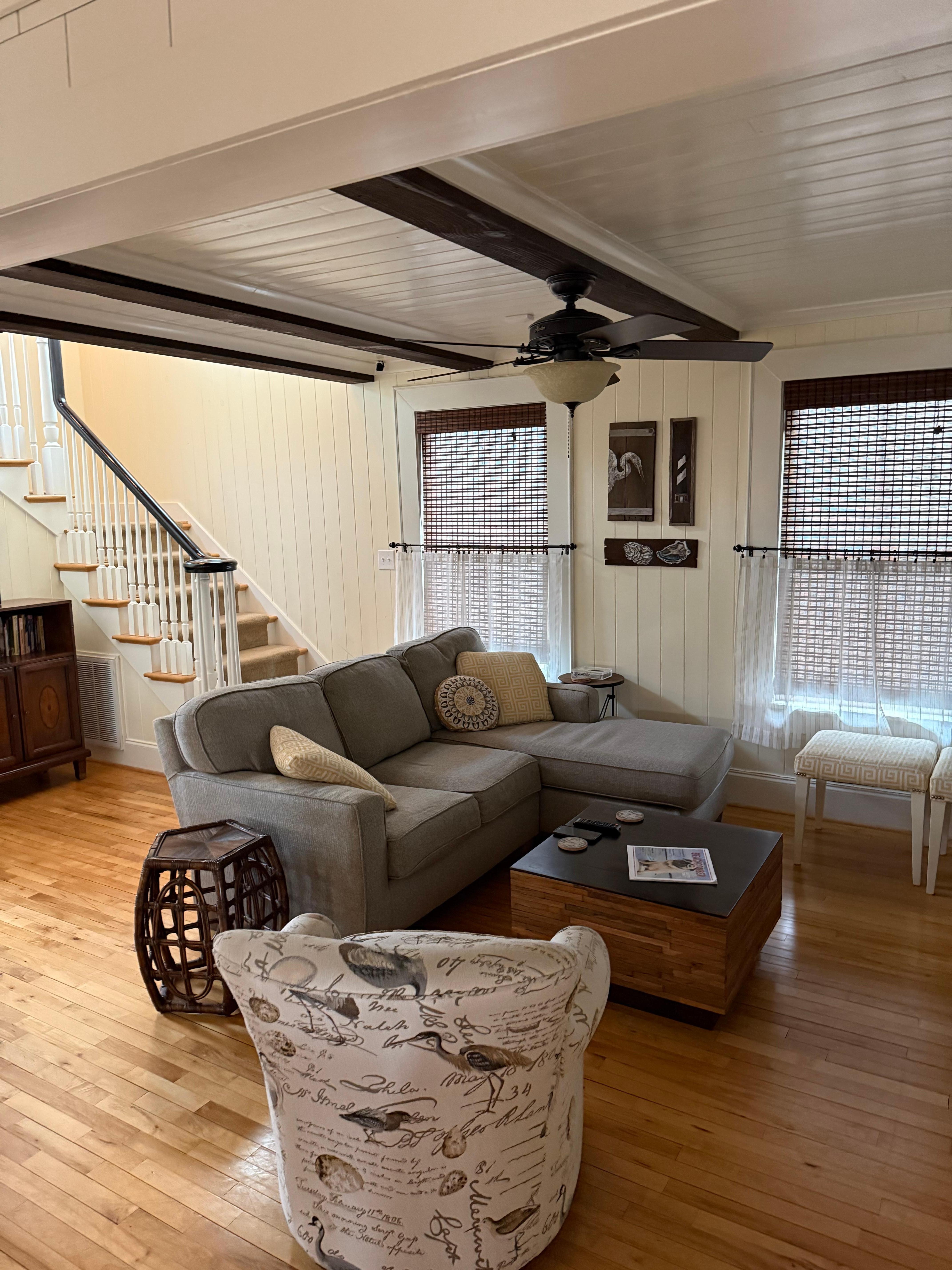 Family room off kitchen 