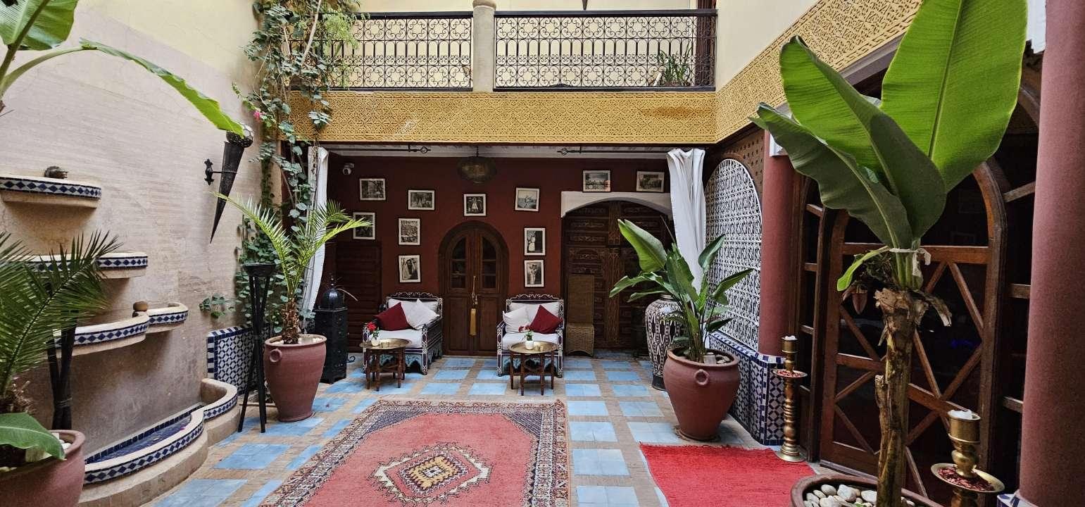 Courtyard when you enter