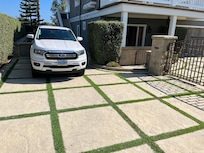 Back area for parking