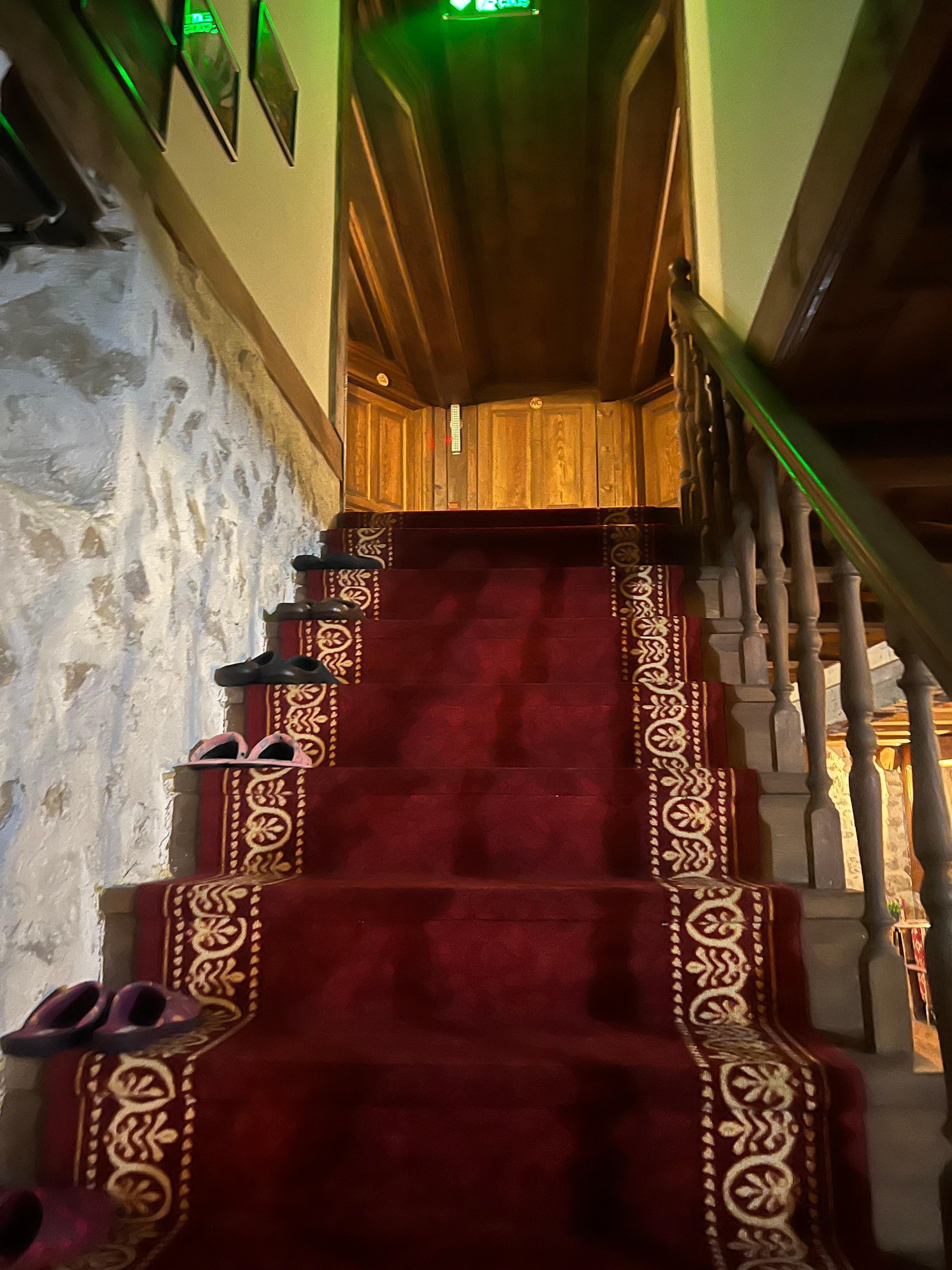 Stairs to the bedrooms