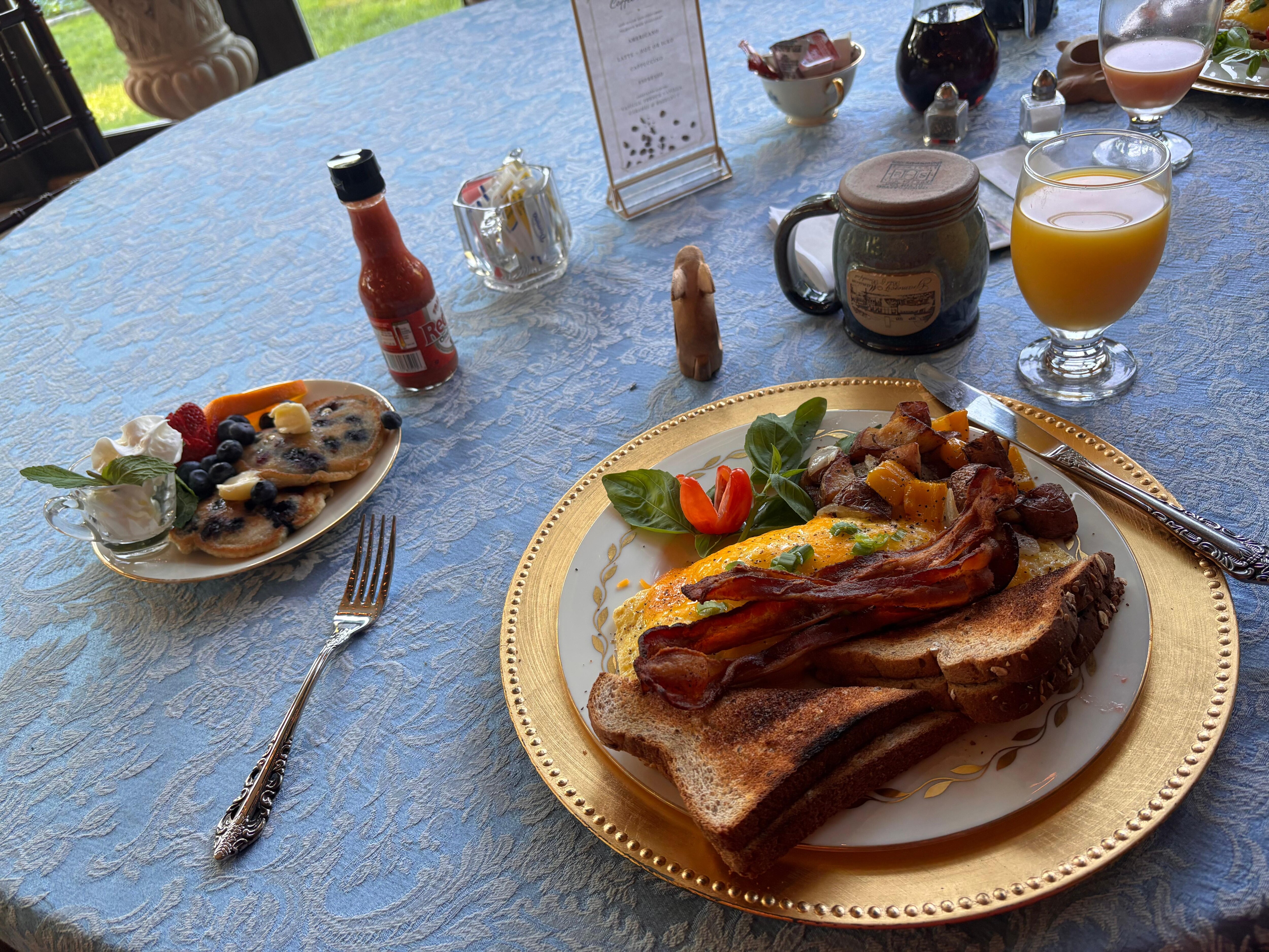 My breakfast options