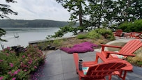 A little overcast on the last day but still a beautiful sight right on the patio.