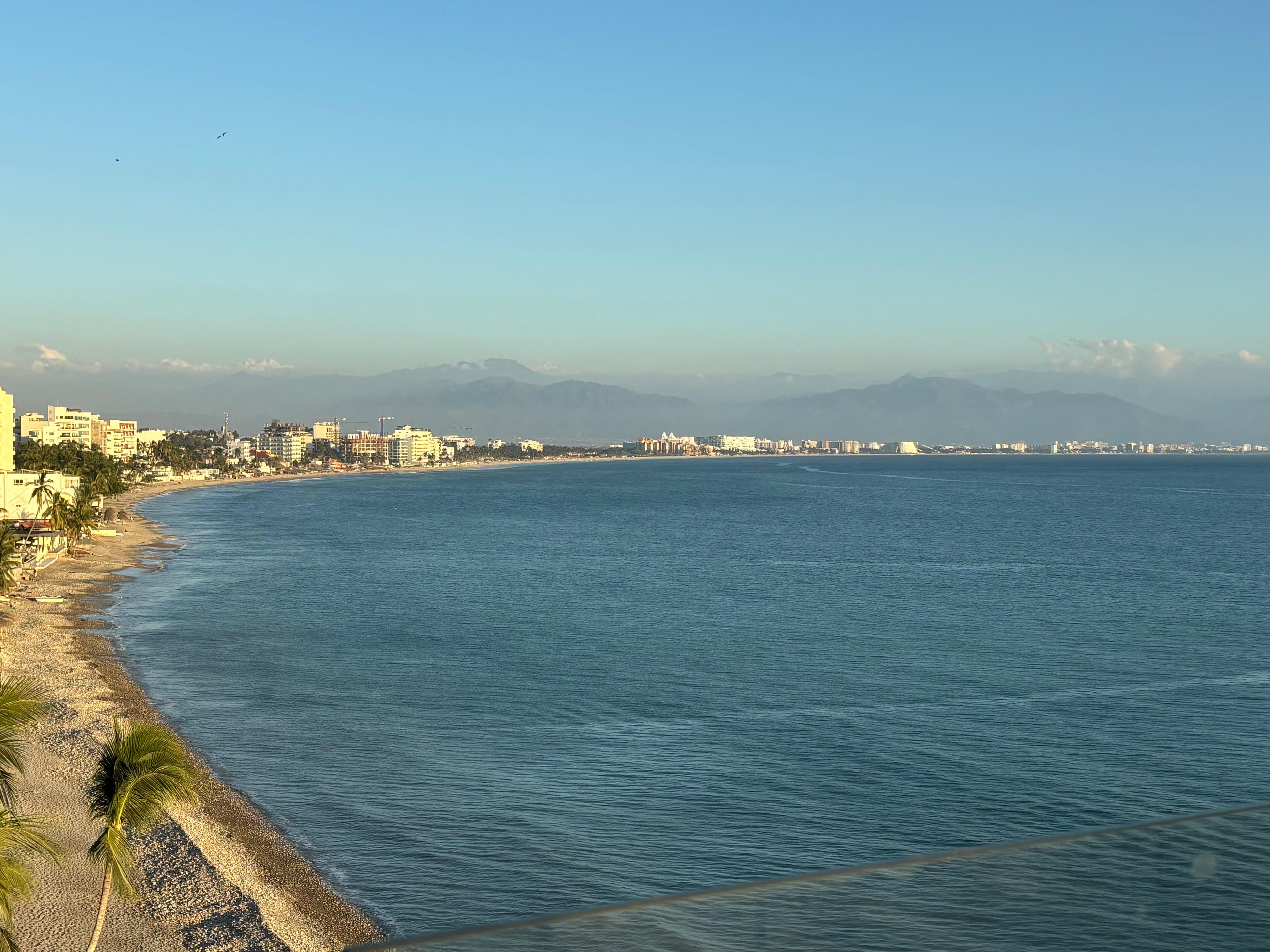 Looking East along the coast