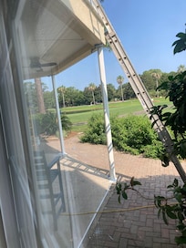 Unusable back porch