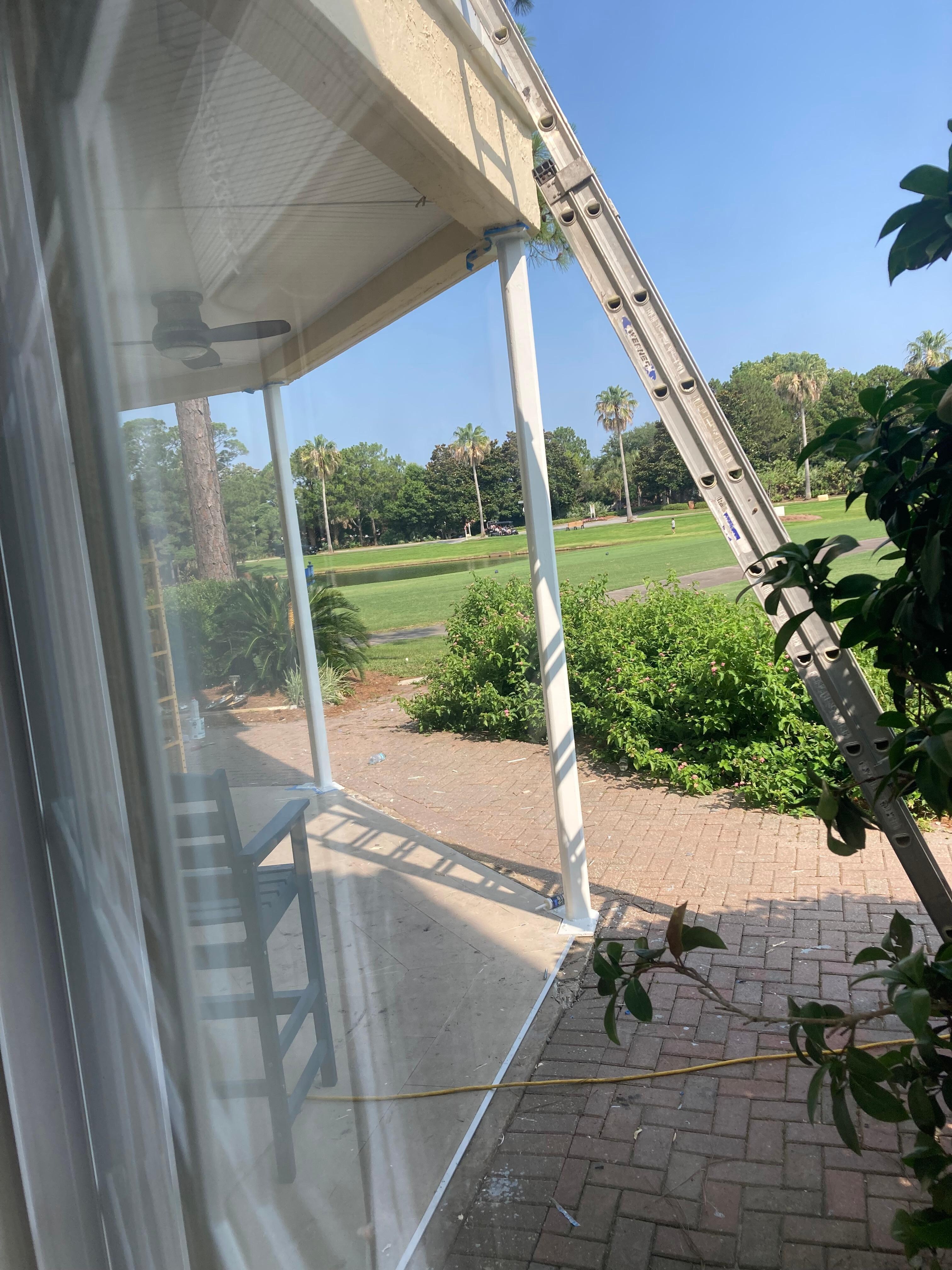 Unusable back porch 