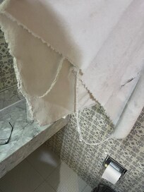 Estas son las toallas que ofrecieron en nuestra habitación