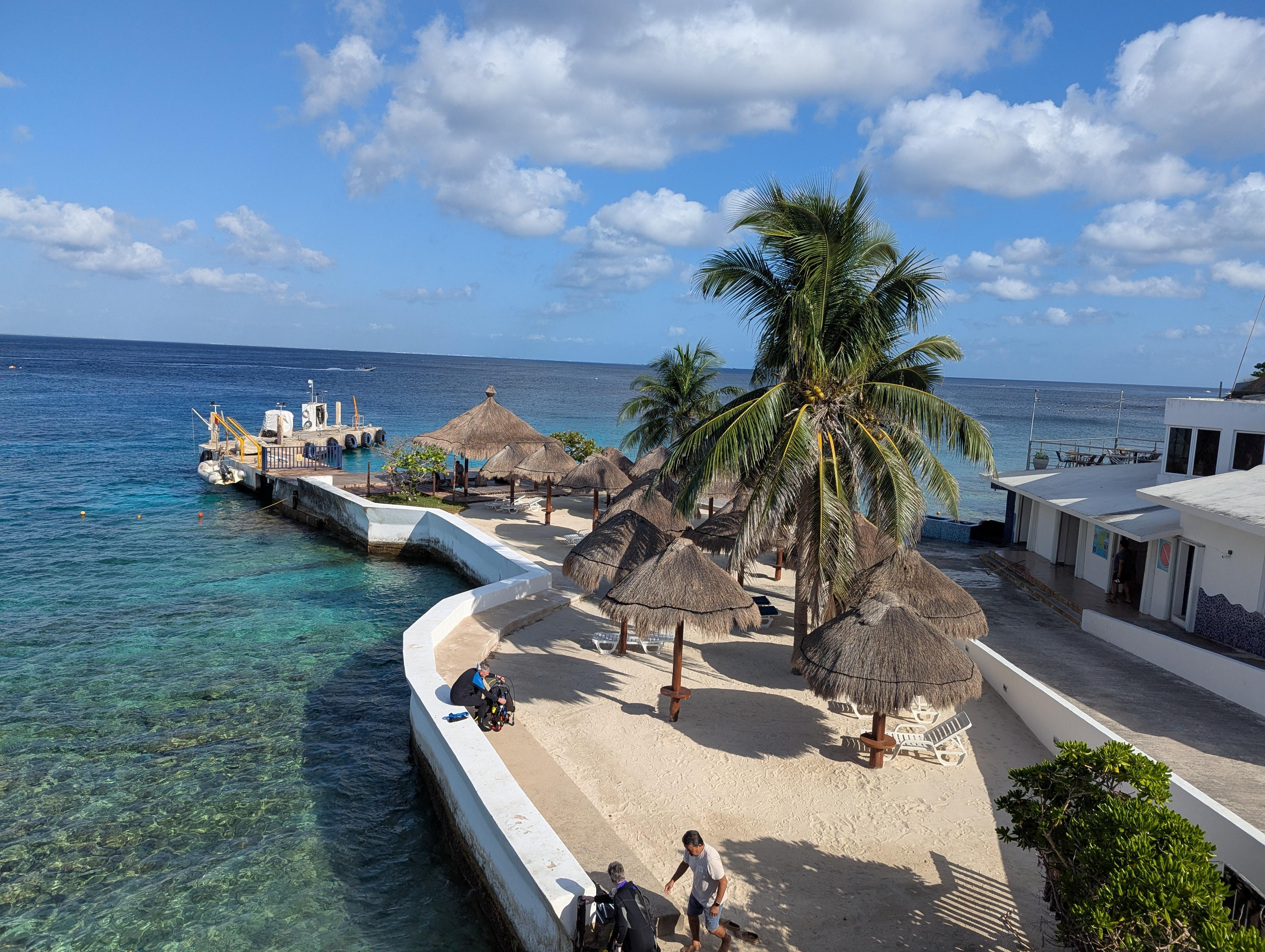 Dive shop, shore dive, and private beach 