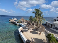 Dive shop, shore dive, and private beach