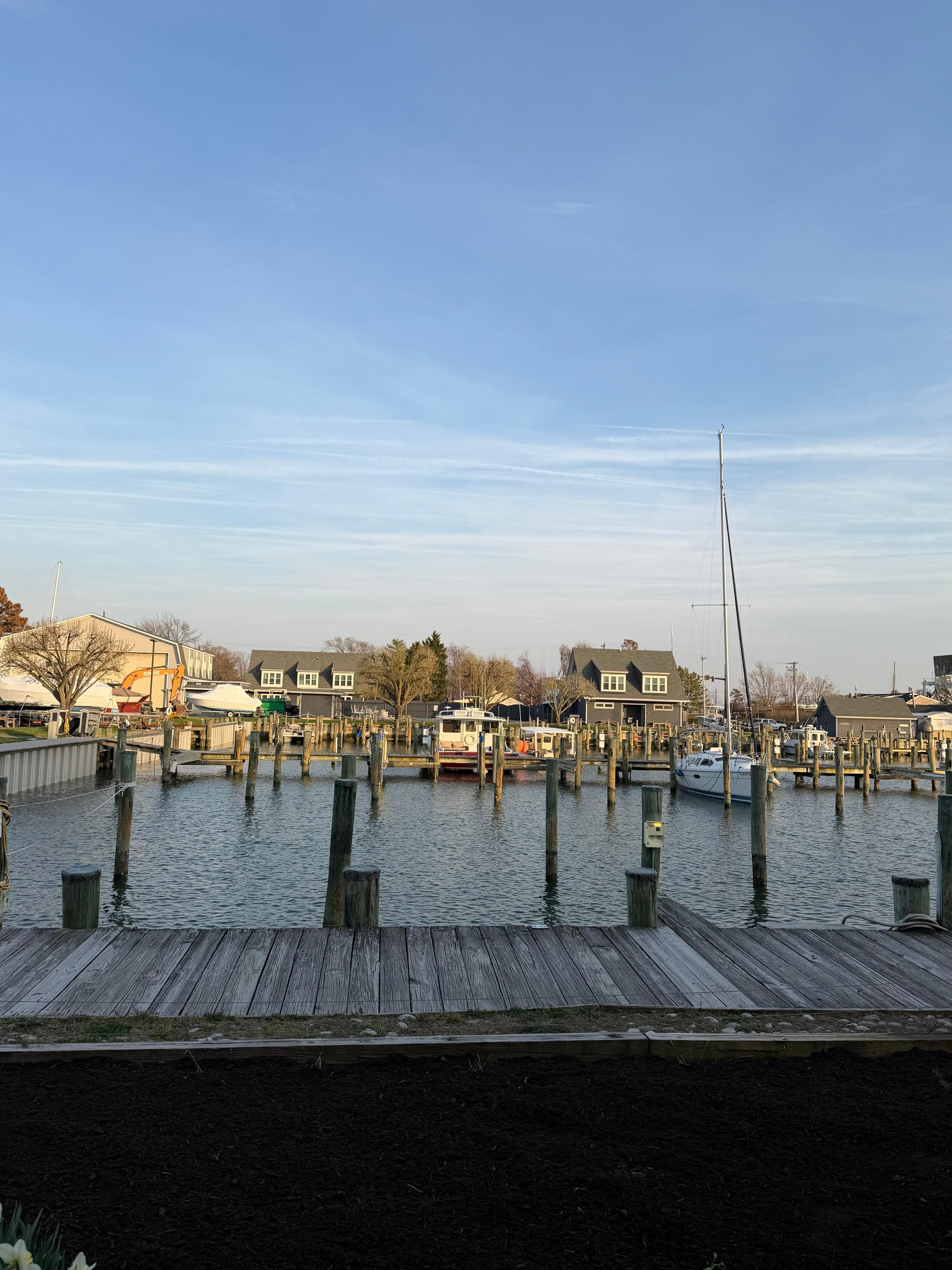 View of the marina from the Inn