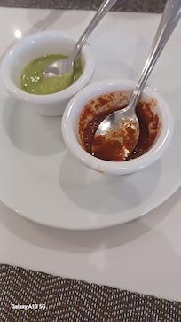 Leftover salsa was given to me for my breakfast.