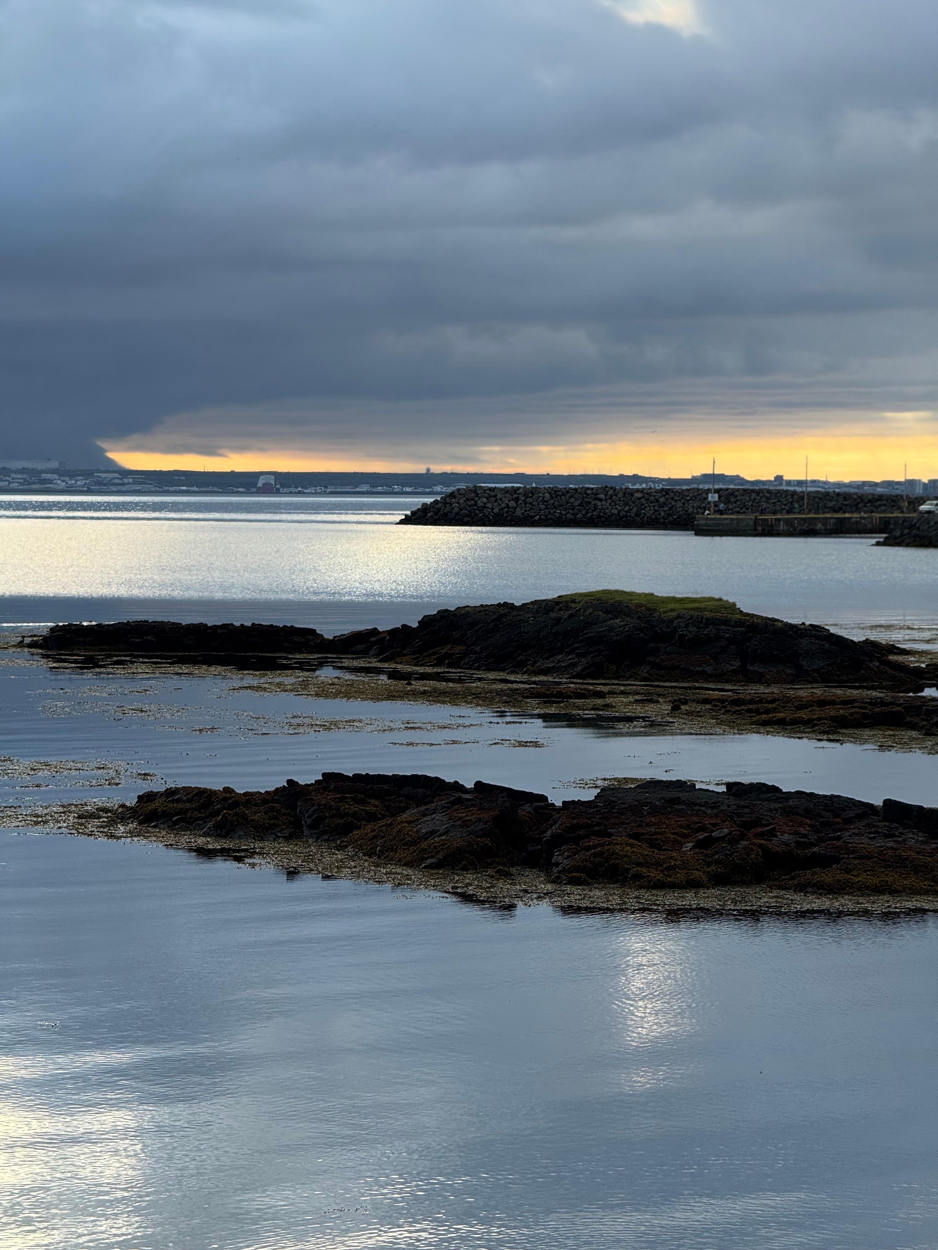 Sunset view from back deck 