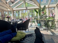 Beautiful patio to relax anytime.