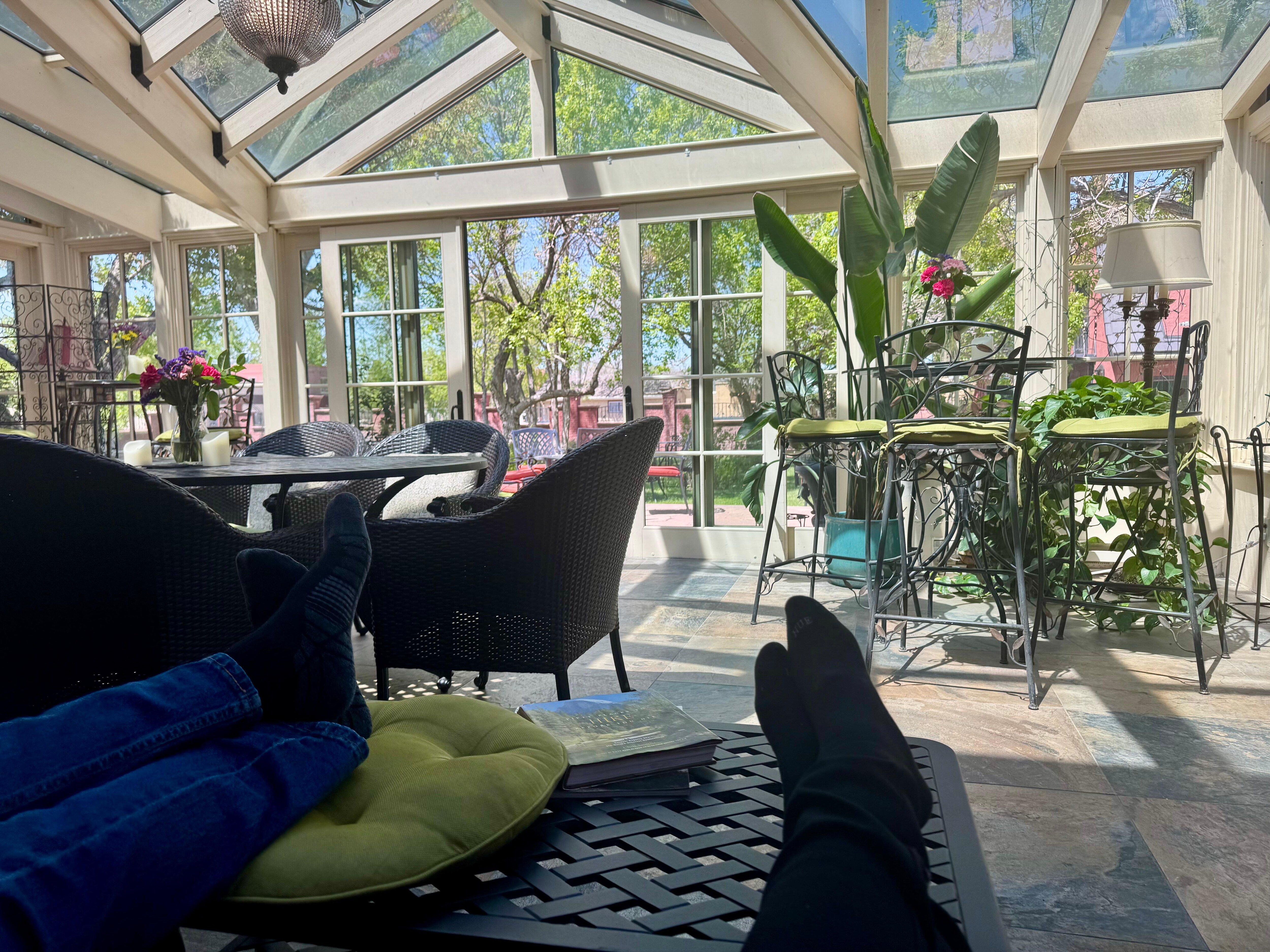 Beautiful patio to relax anytime. 