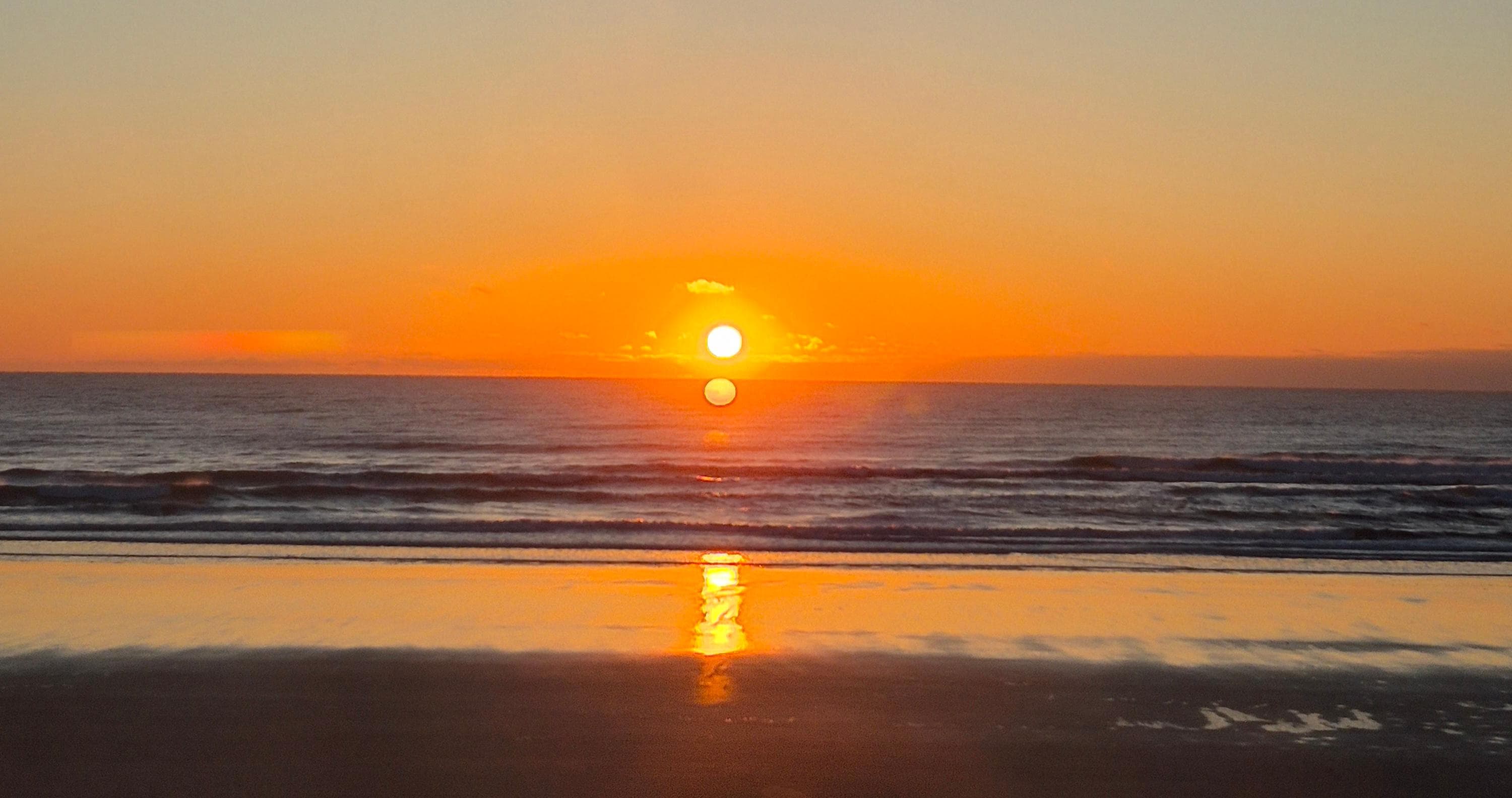 Sunrise from our room