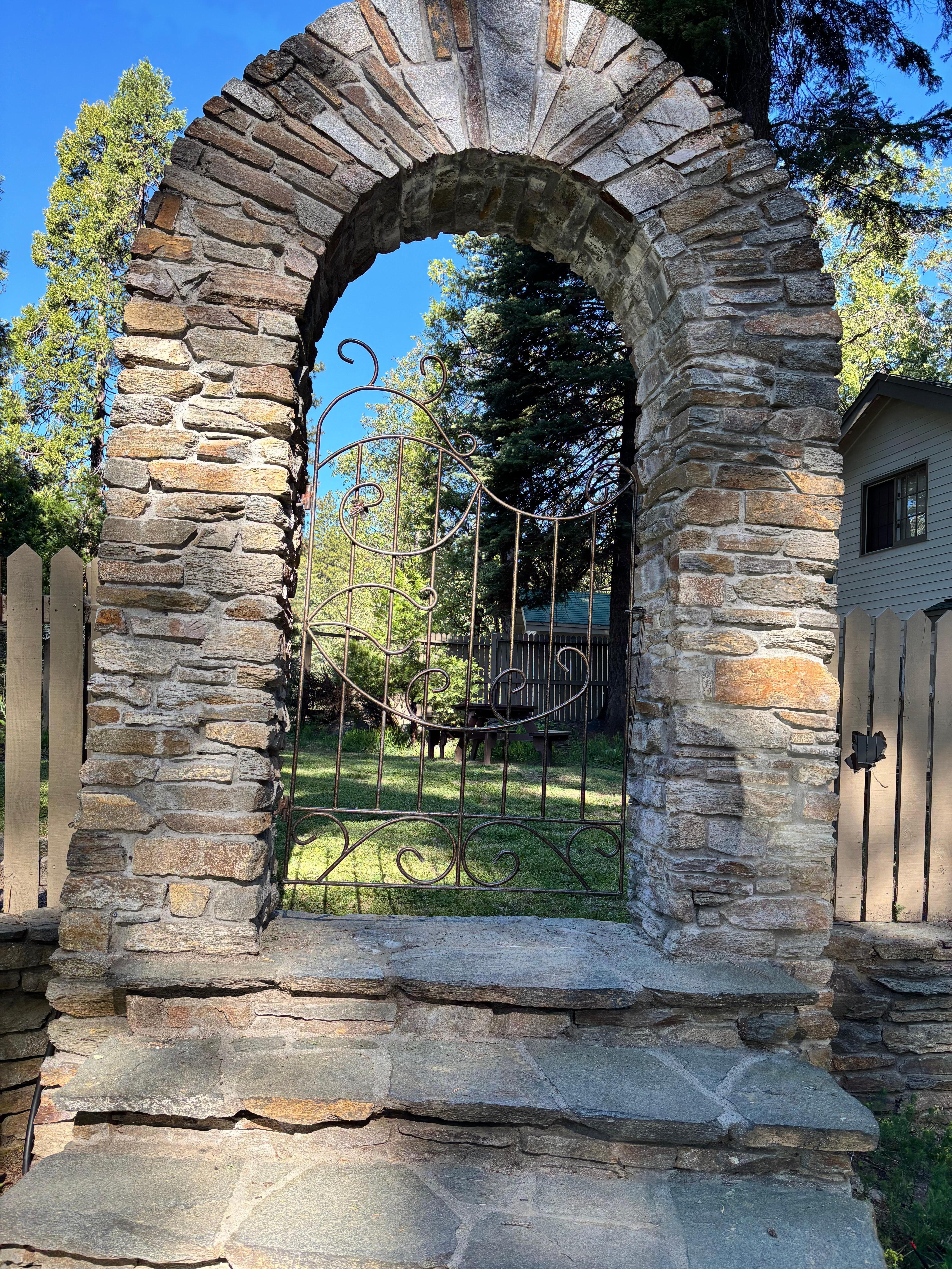 Courtyard by the cottage