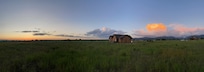 Panoramic sunset