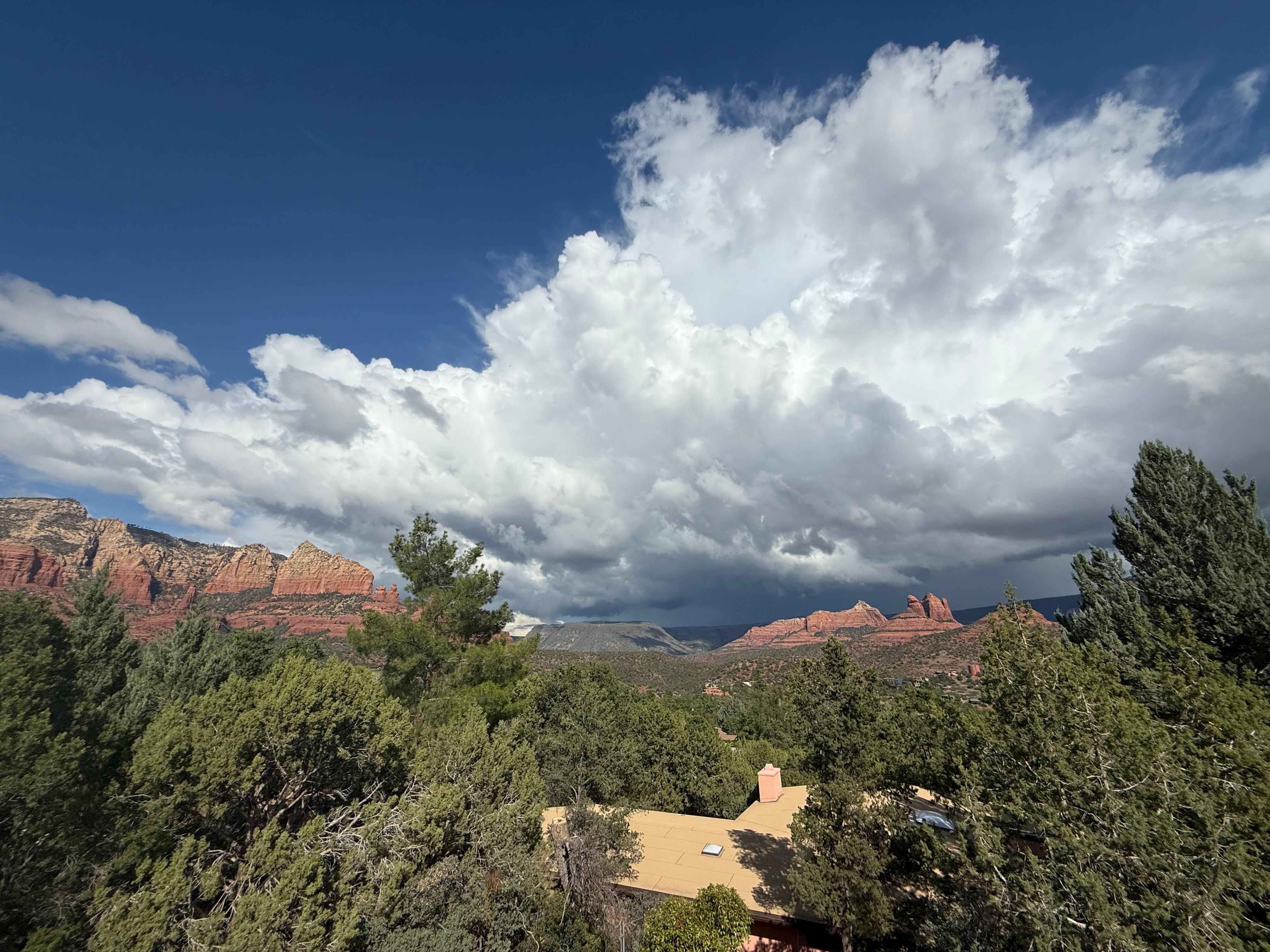 Porch view from Master Bedroom