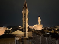 View from rooftop bar