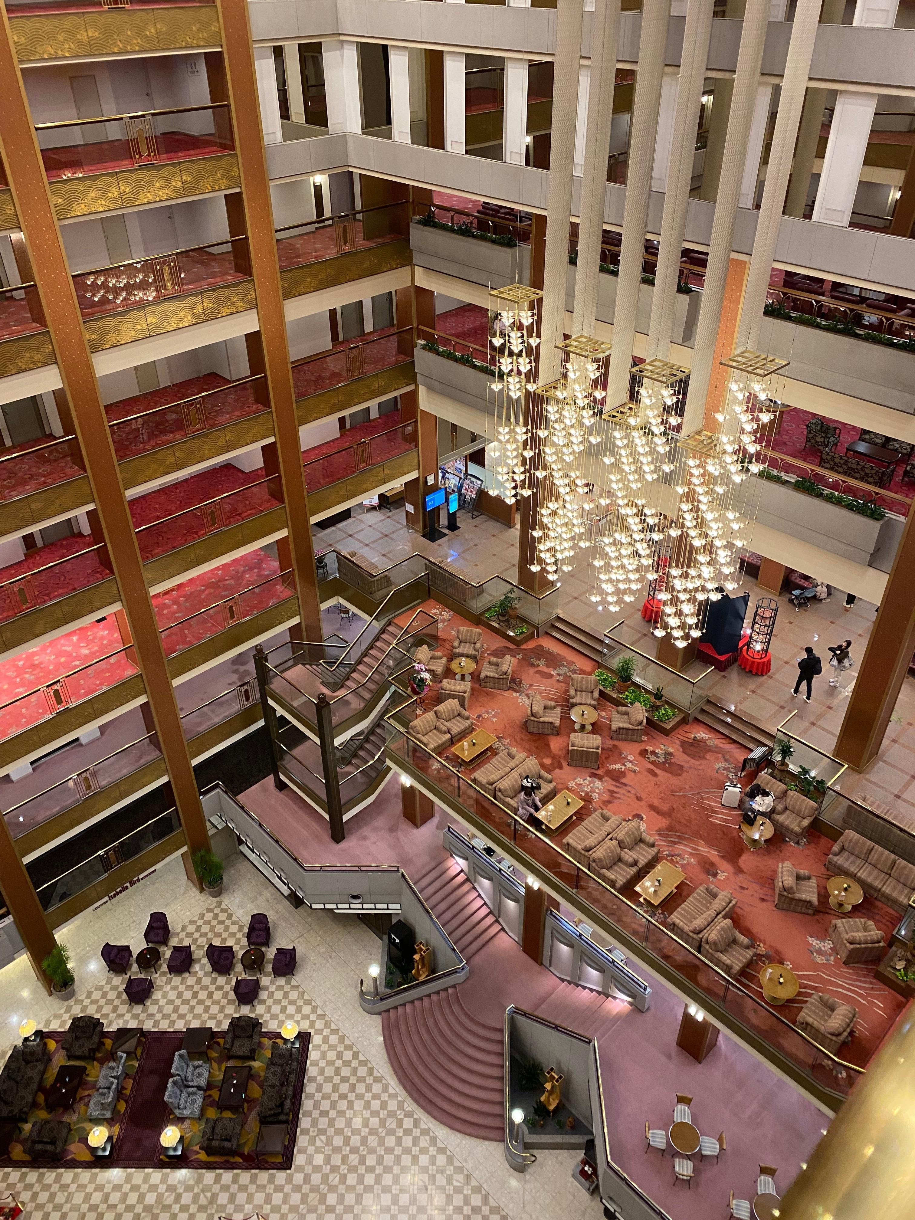 吹き抜けがゴージャスでした

