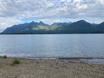 View from the boat launch