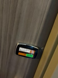 Missing plate for key entry