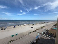 Beach view from the balcony