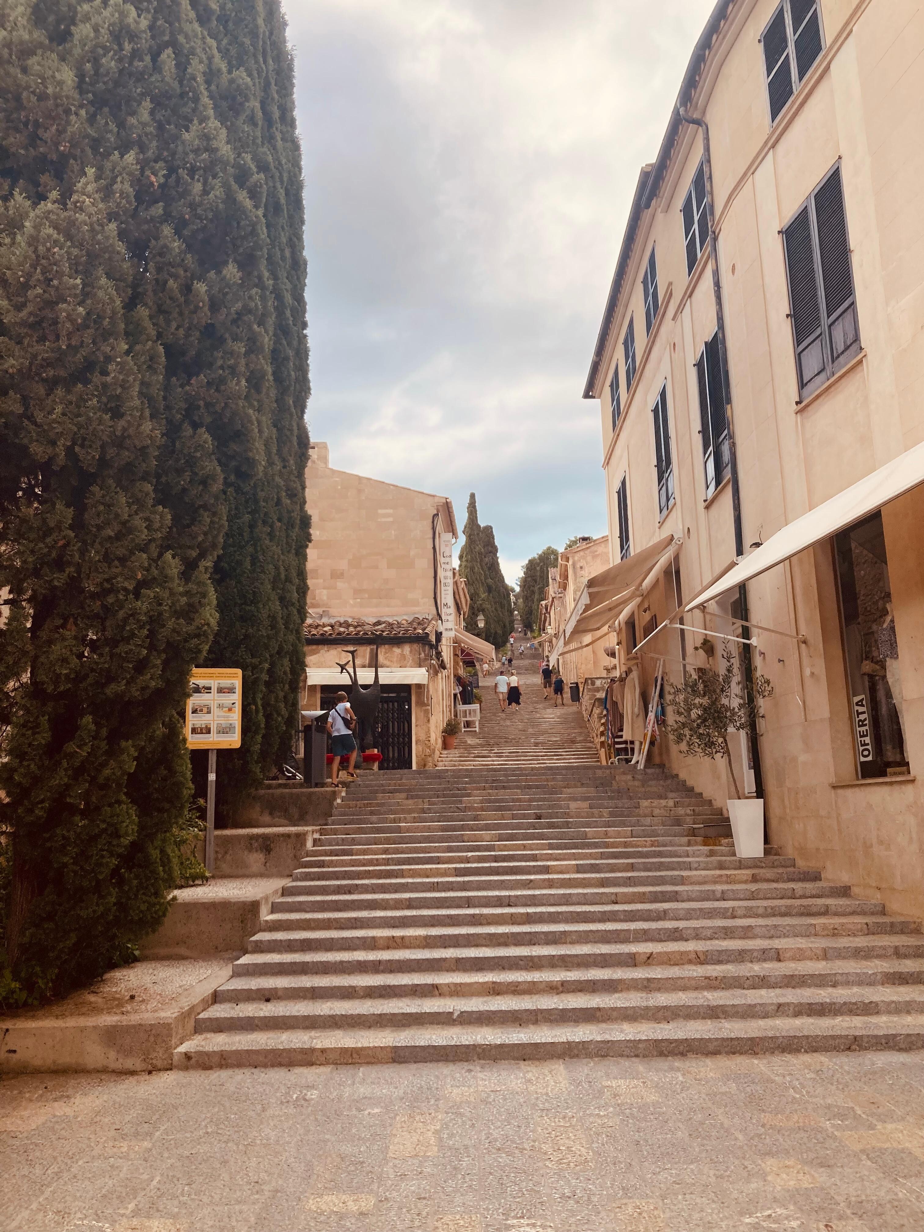 Pollenca steps to Calvari