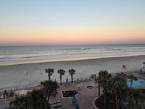 Oceanfront room view.