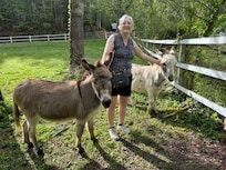 Visiting with new friends!