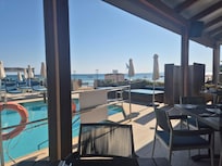 View from breakfast tables