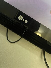 Some sort of bodily substance on the tv.