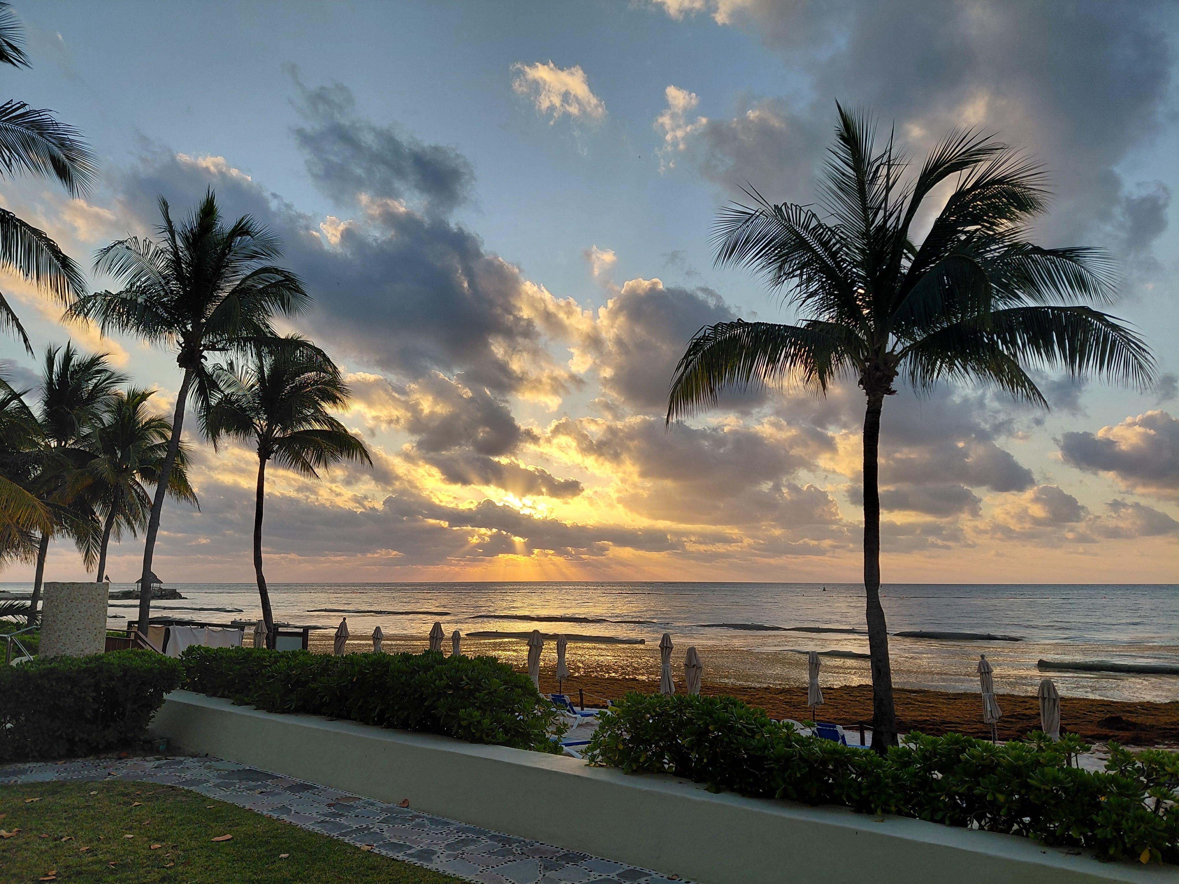 I would watch the sunrise from my room's veranda every morning!