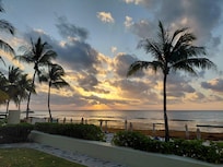 I would watch the sunrise from my room's veranda every morning!