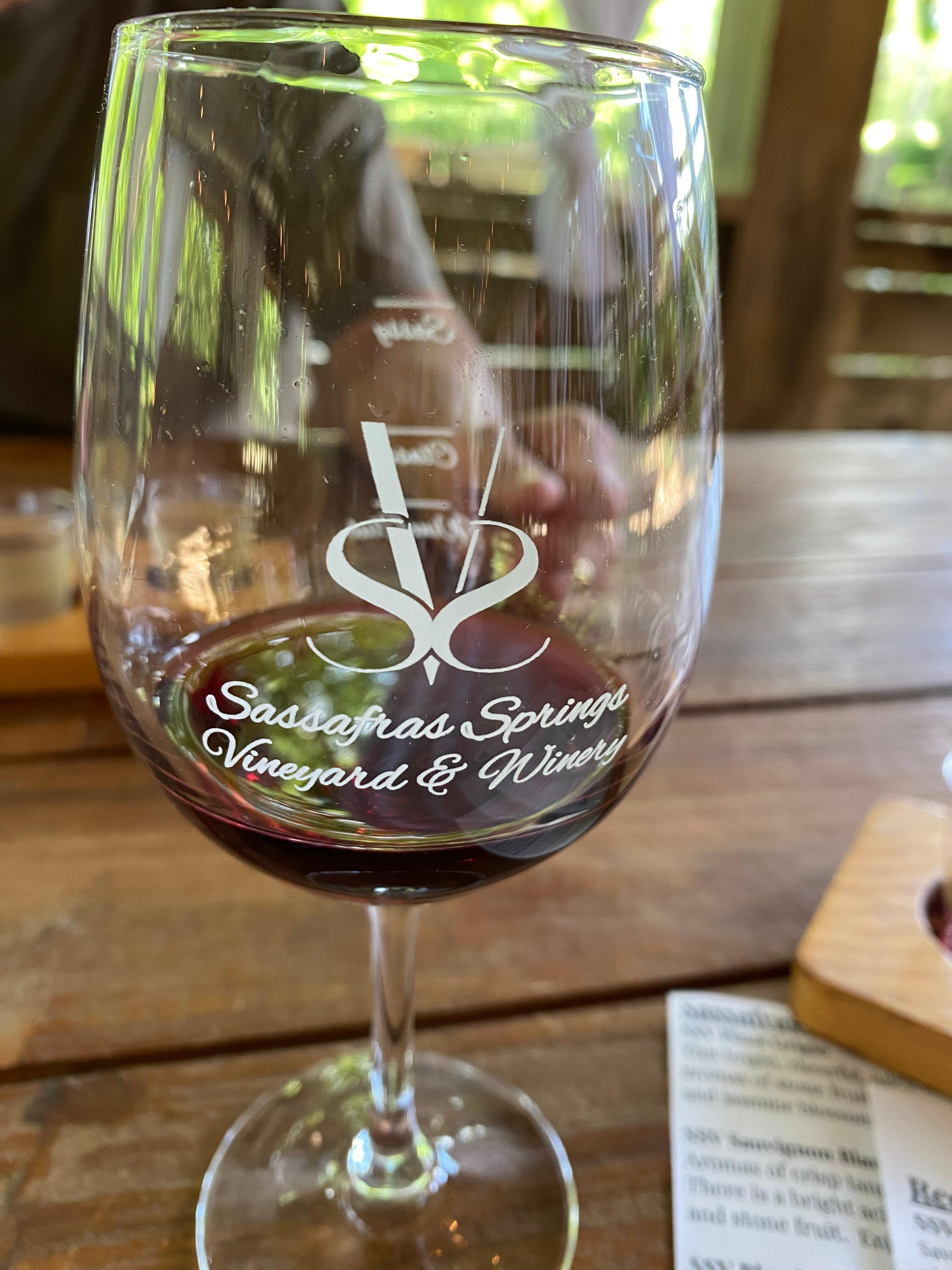 Sassafras Winery nearby
