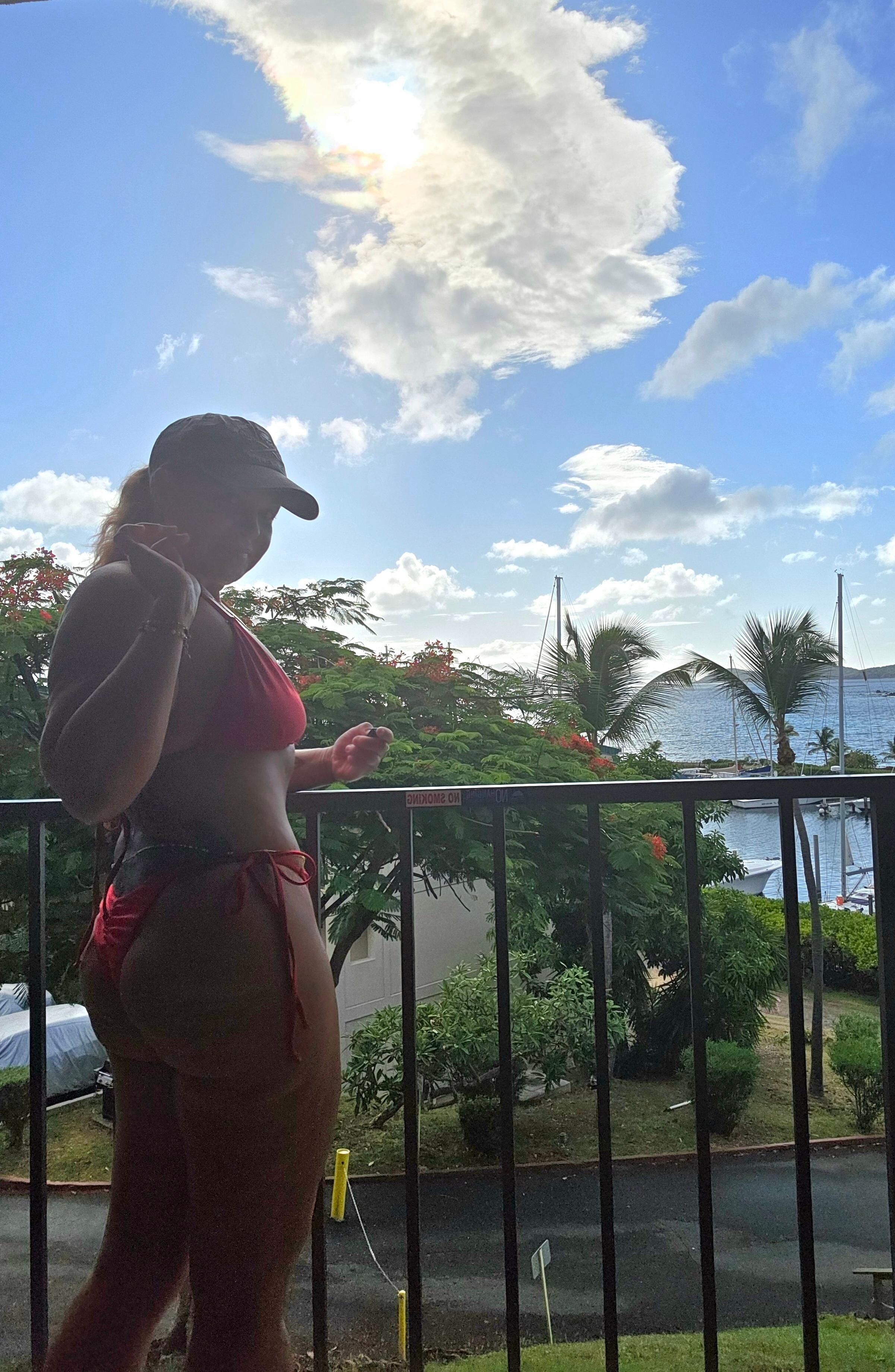 Morning balcony view