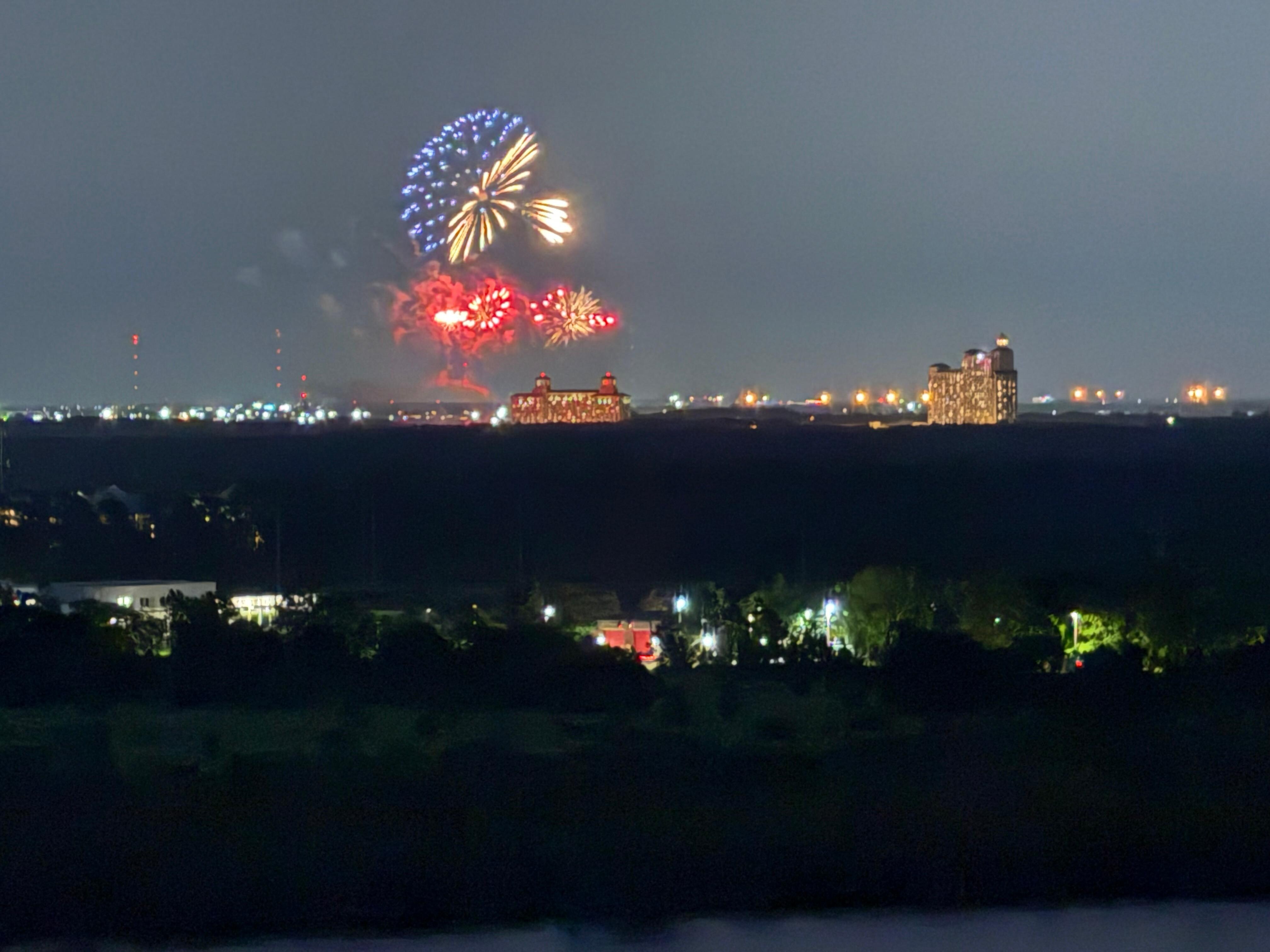 Every night fireworks!