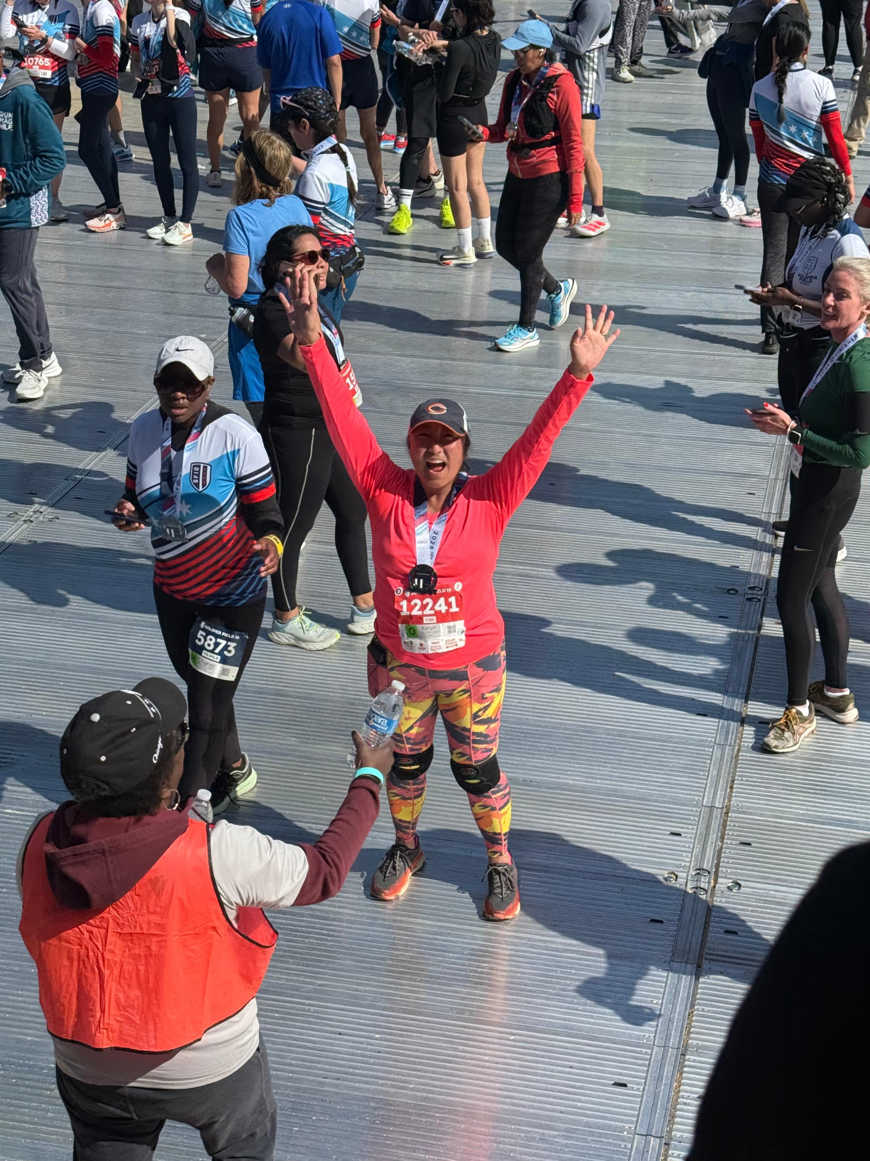 Soldier Field 10(k or miles) PR for a 10k!