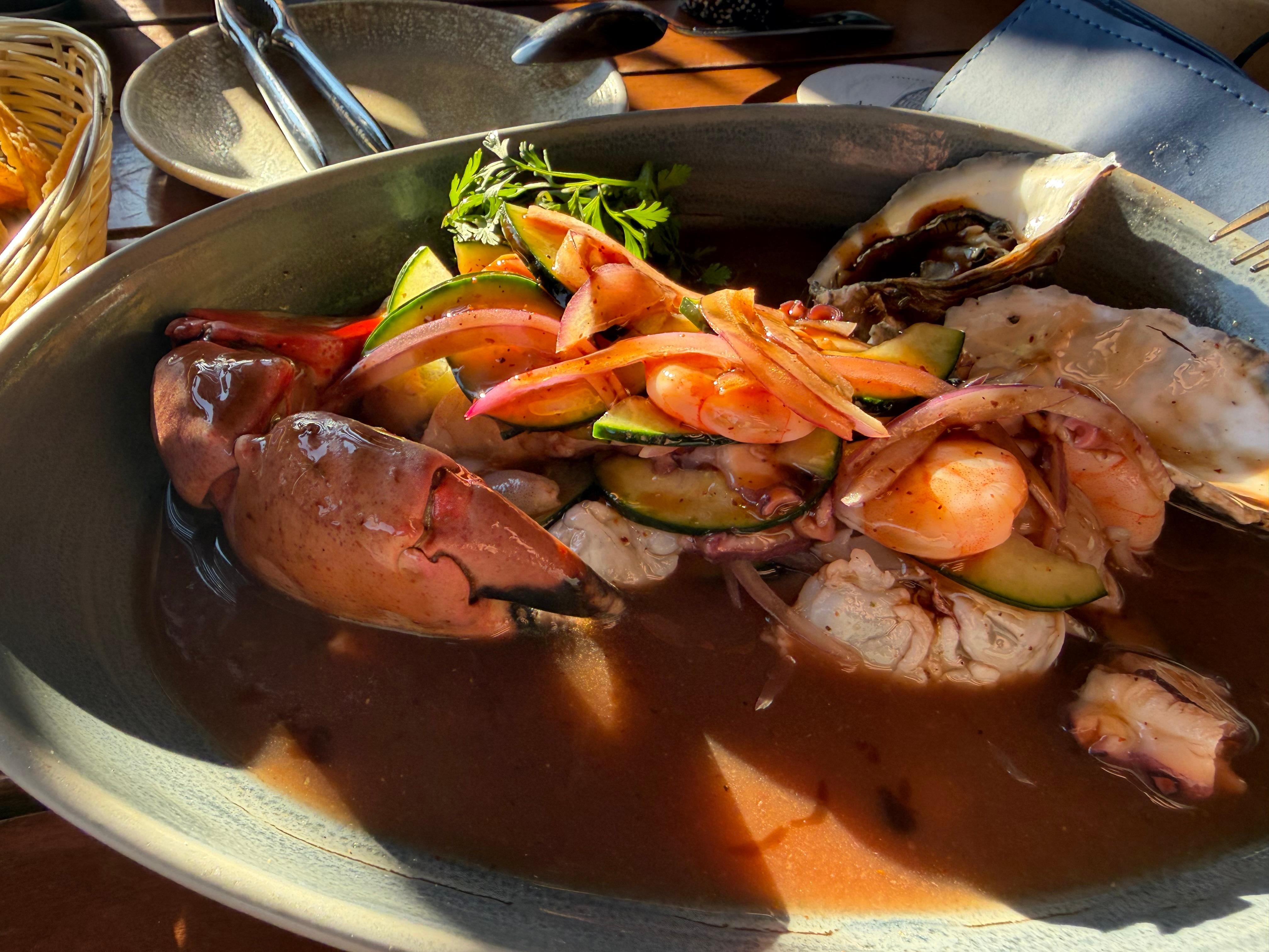 Entree at Muelle Once