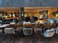 The hotel restaurant