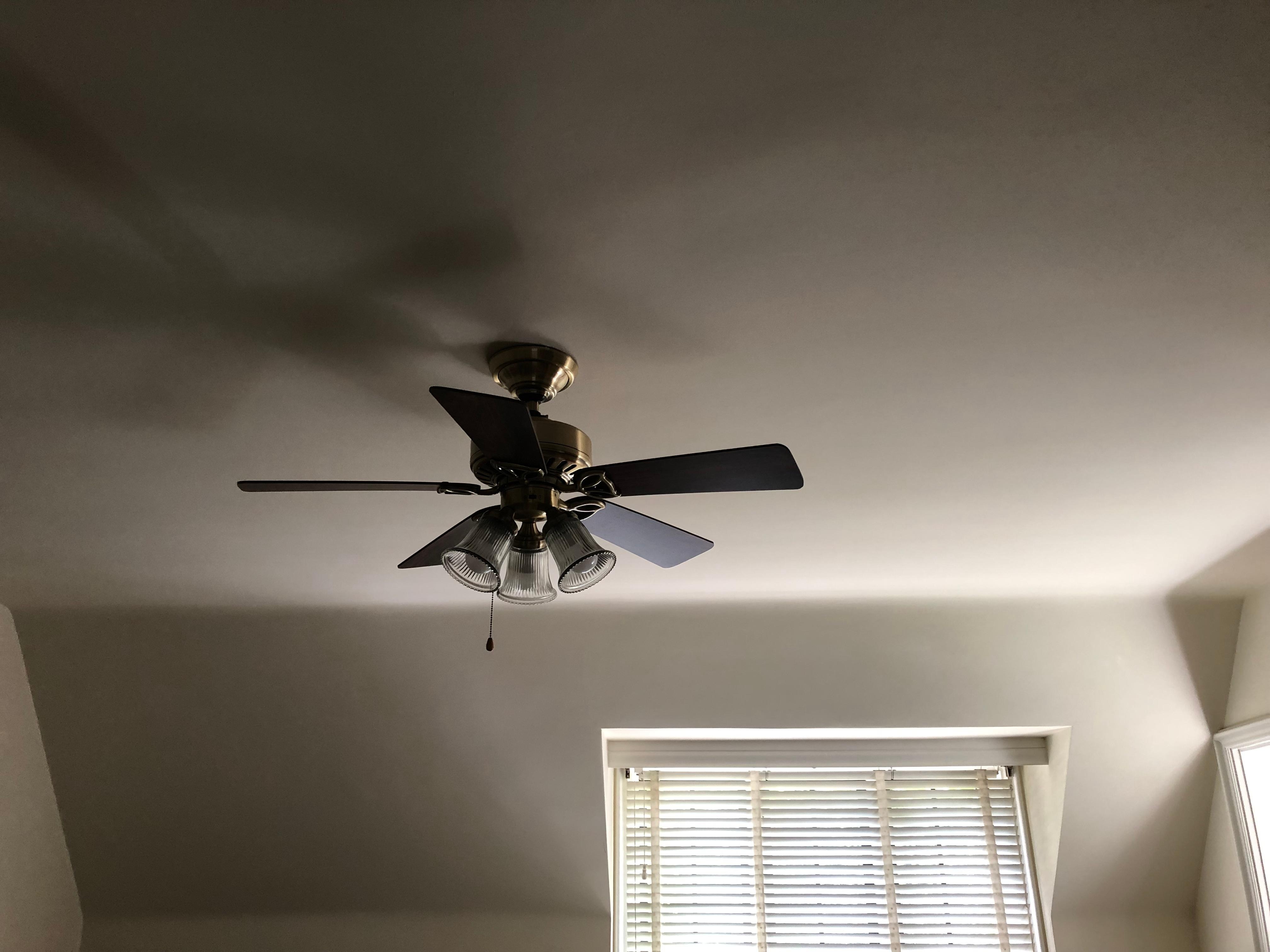 Inoperative ceiling fan