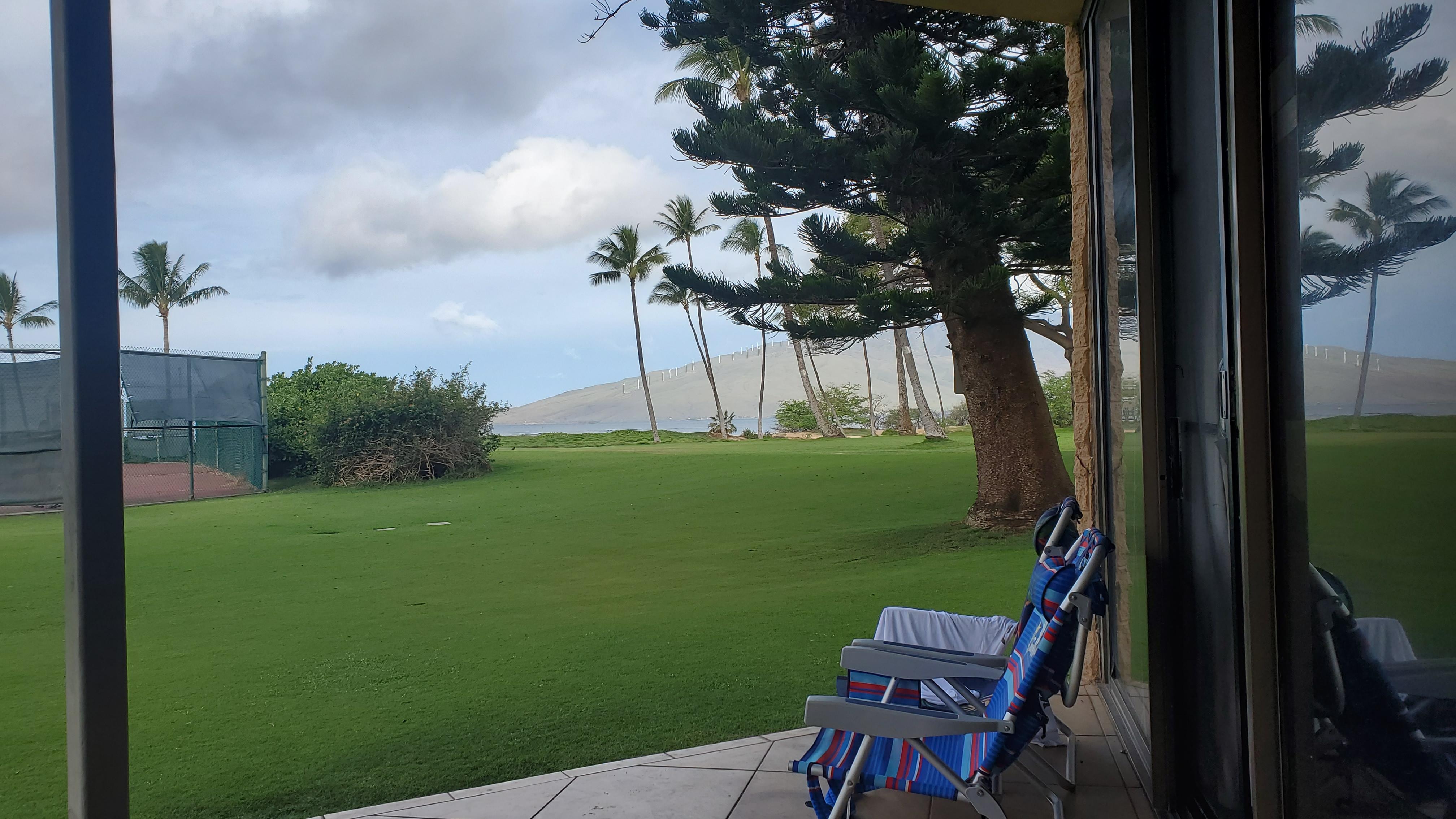 View from the lanai