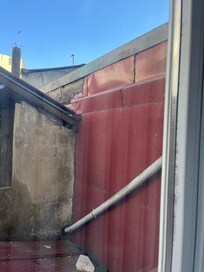 View outside the window.