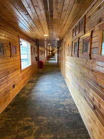 Photos of wildlife in the hallway