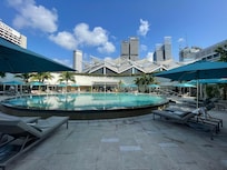 Nice pool, was never too crowded while we were there
