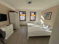 Eins von den Schlafzimmern