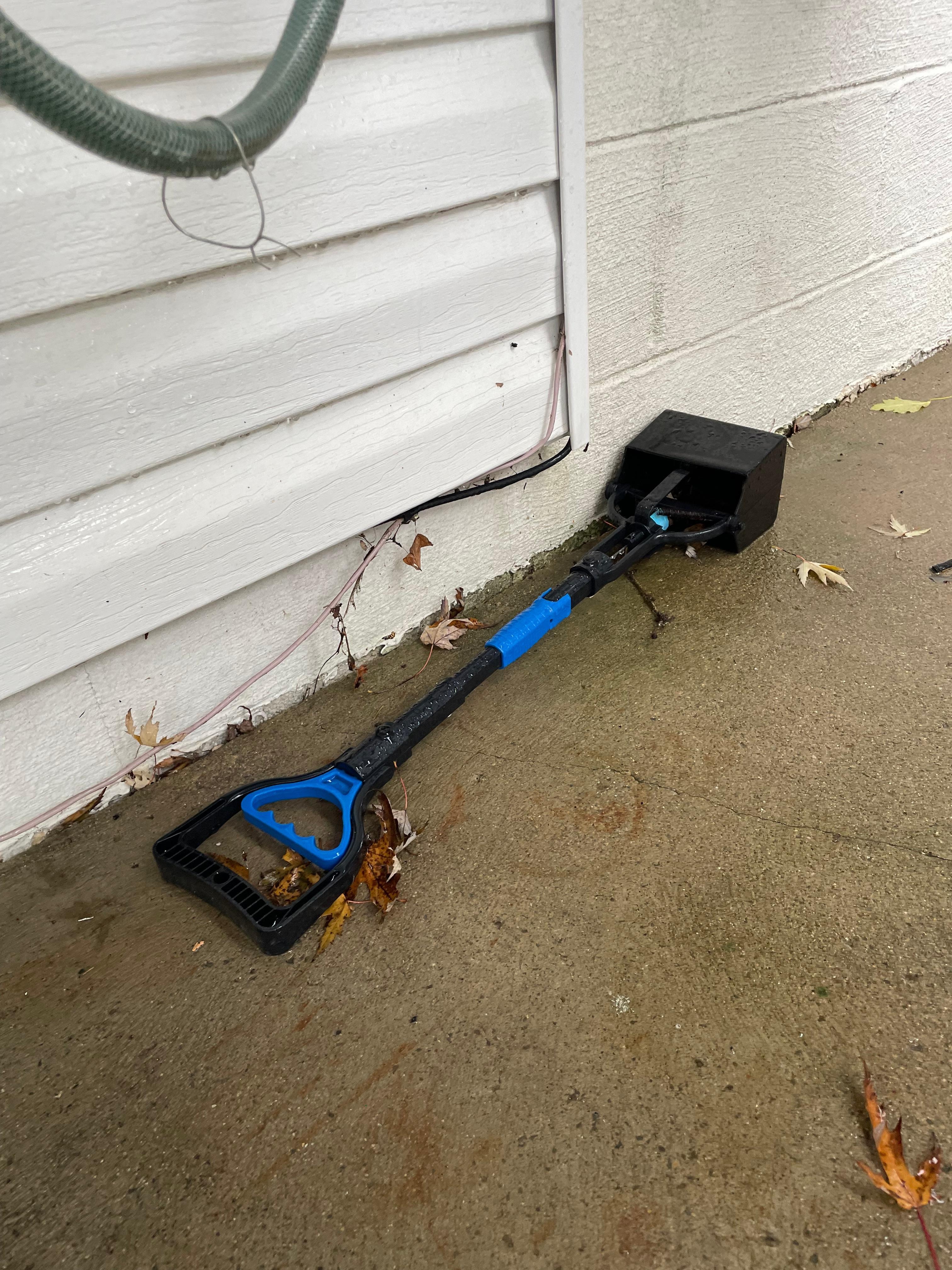 Back patio pooper scooper 