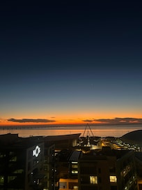 Sunrise is beautiful from the balcony