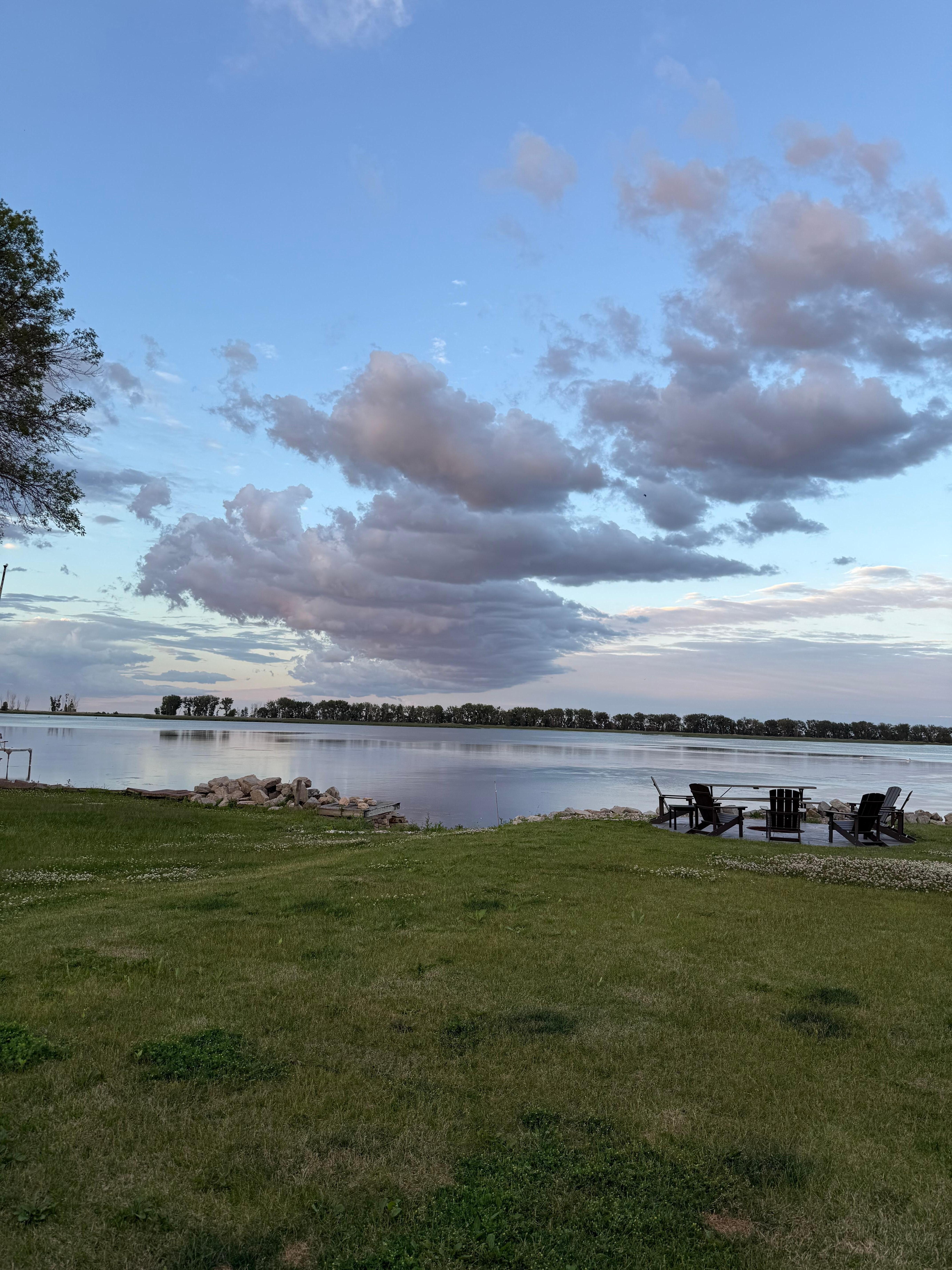 Clouds over the bay