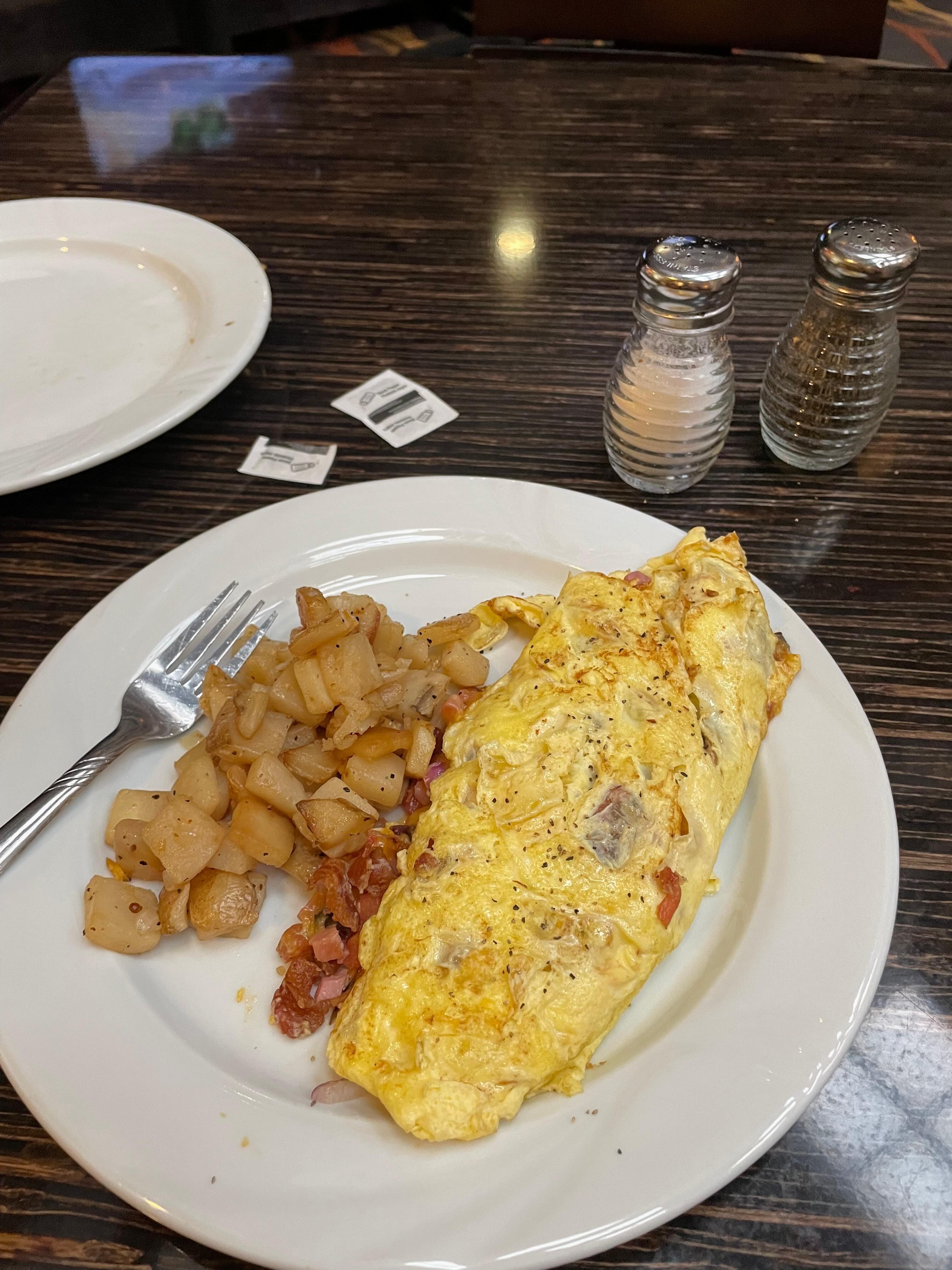 Freshly made Omlettes. Delicious 😍