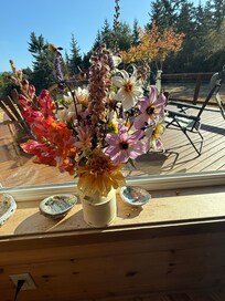 Lopez flowers purchased from flower farm.